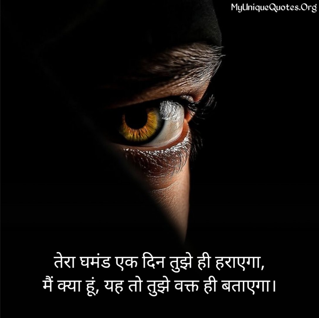 Attitude Quotes in Hindi