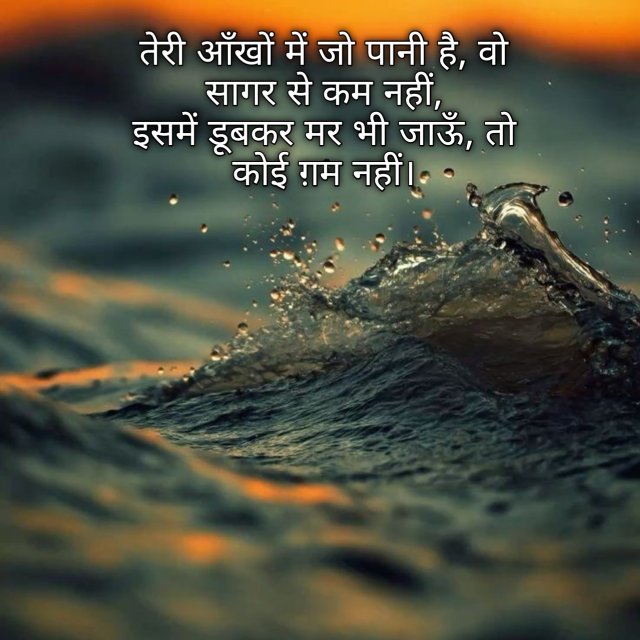 Pani Par Shayari In Hindi