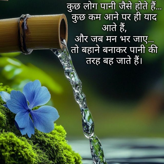 Pani Par Shayari In Hindi