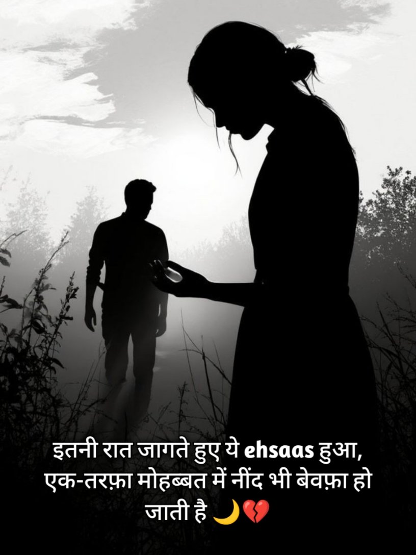 One Side Love Shayari In Hindi 