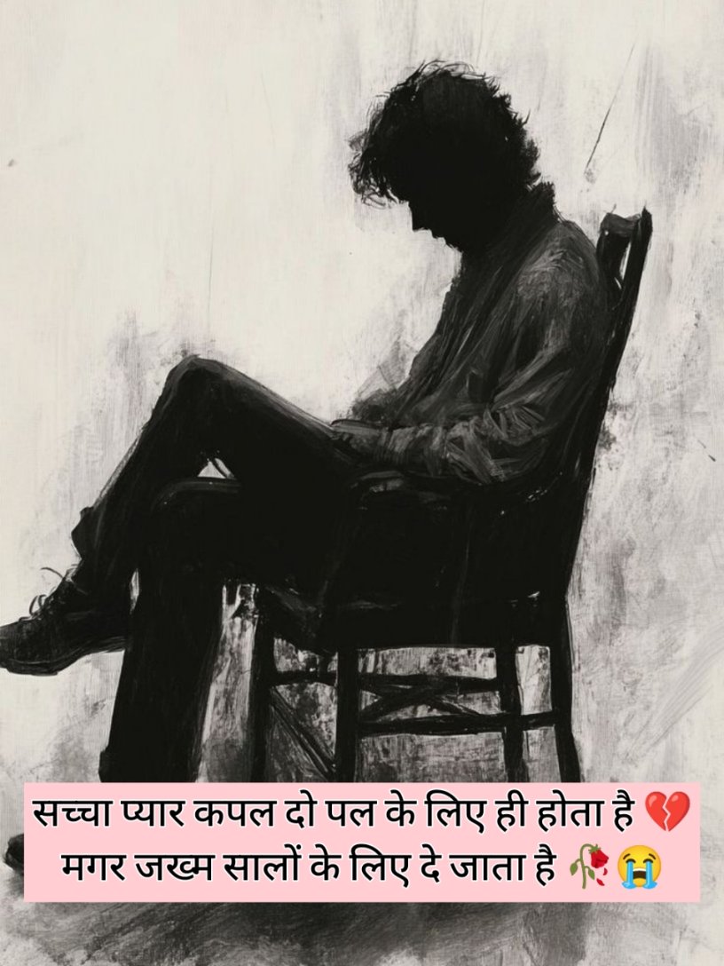 सैड शायरी 2 लाइन हिंदी