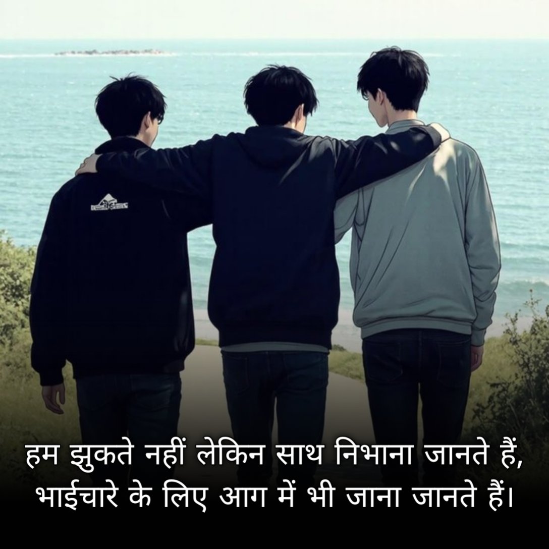 2 Line Bhaichara Shayari