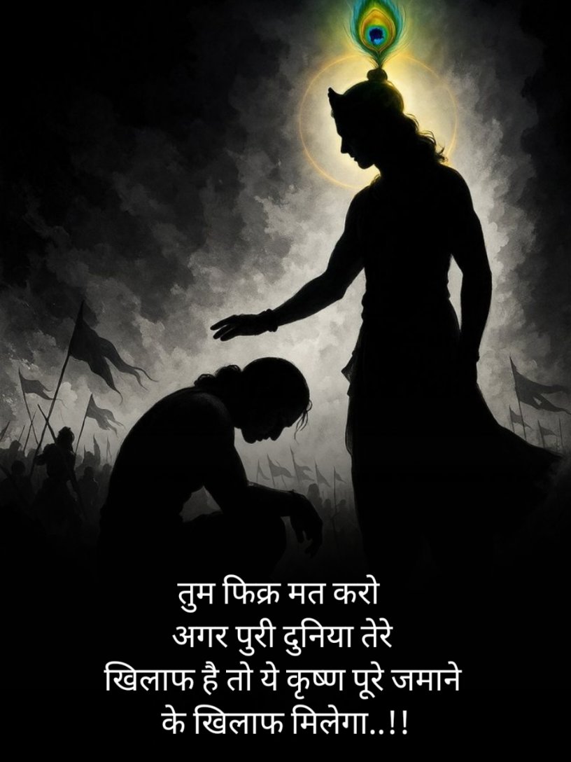 Lord Krishna Shayari in Hindi 