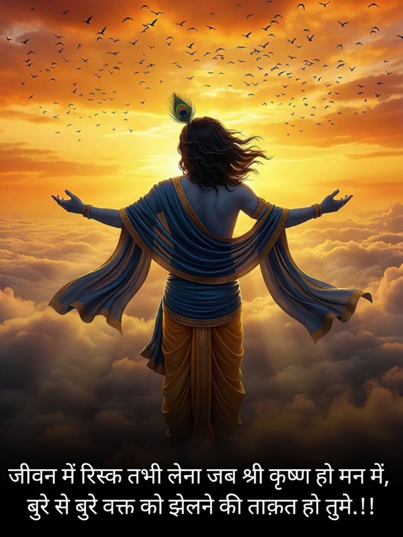 Lord Krishna Shayari in Hindi 