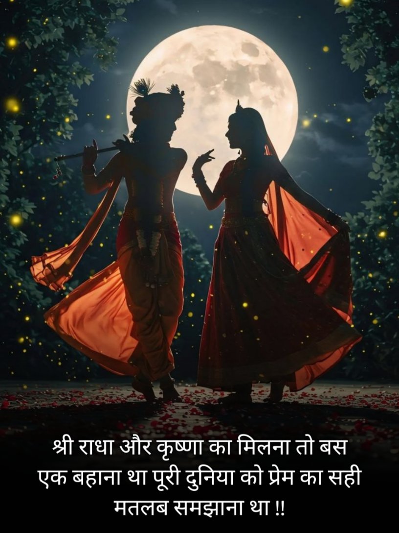 Radha Krishna Shayari 