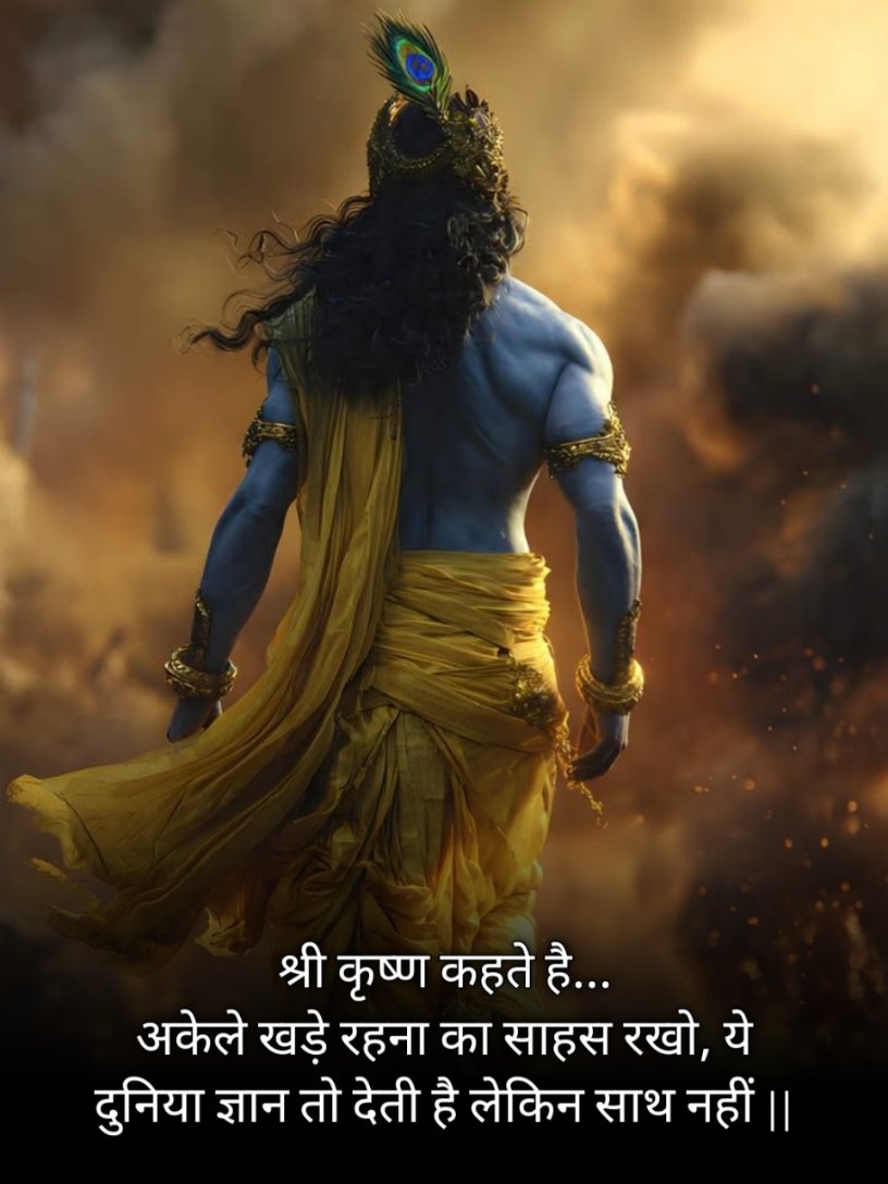 Krishna Shayari Status 