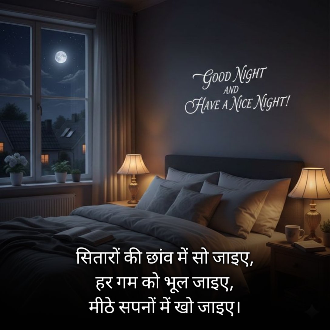 Good Night Shayari in Hindi