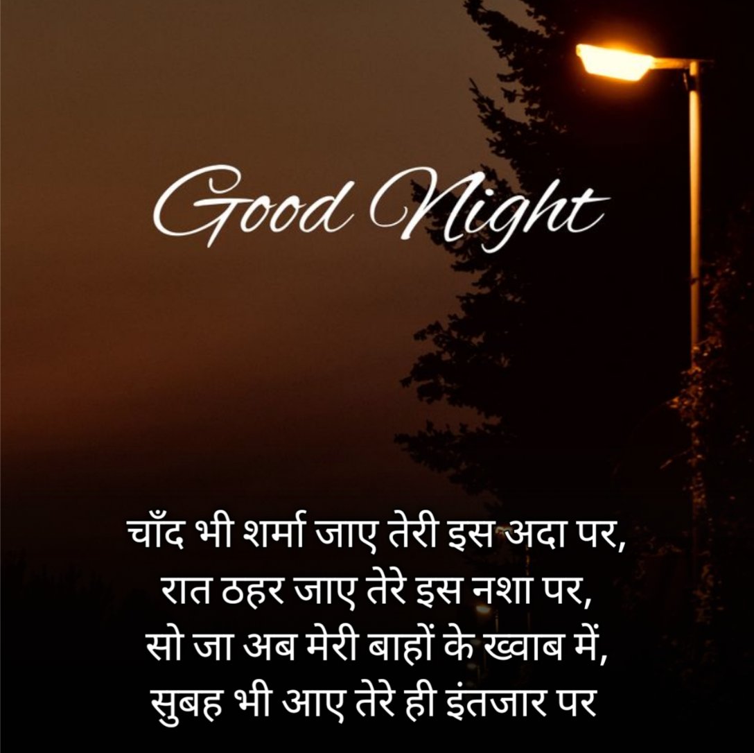 Romantic Good Night Shayari