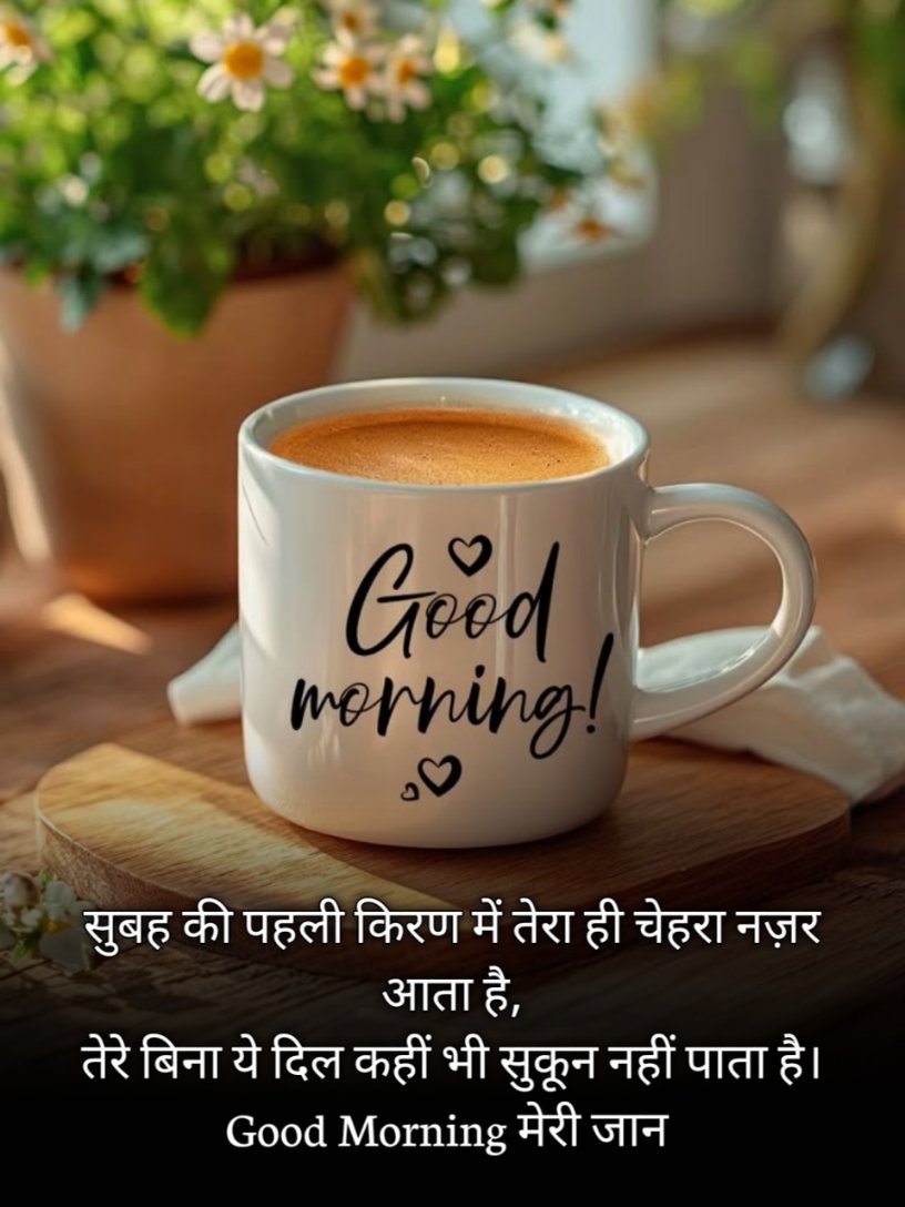 Good Morning Shayari for Wife/GF