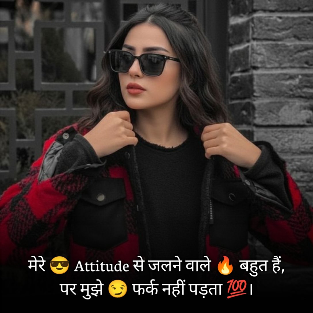 Attitude Shayari For Girls 2 Line
