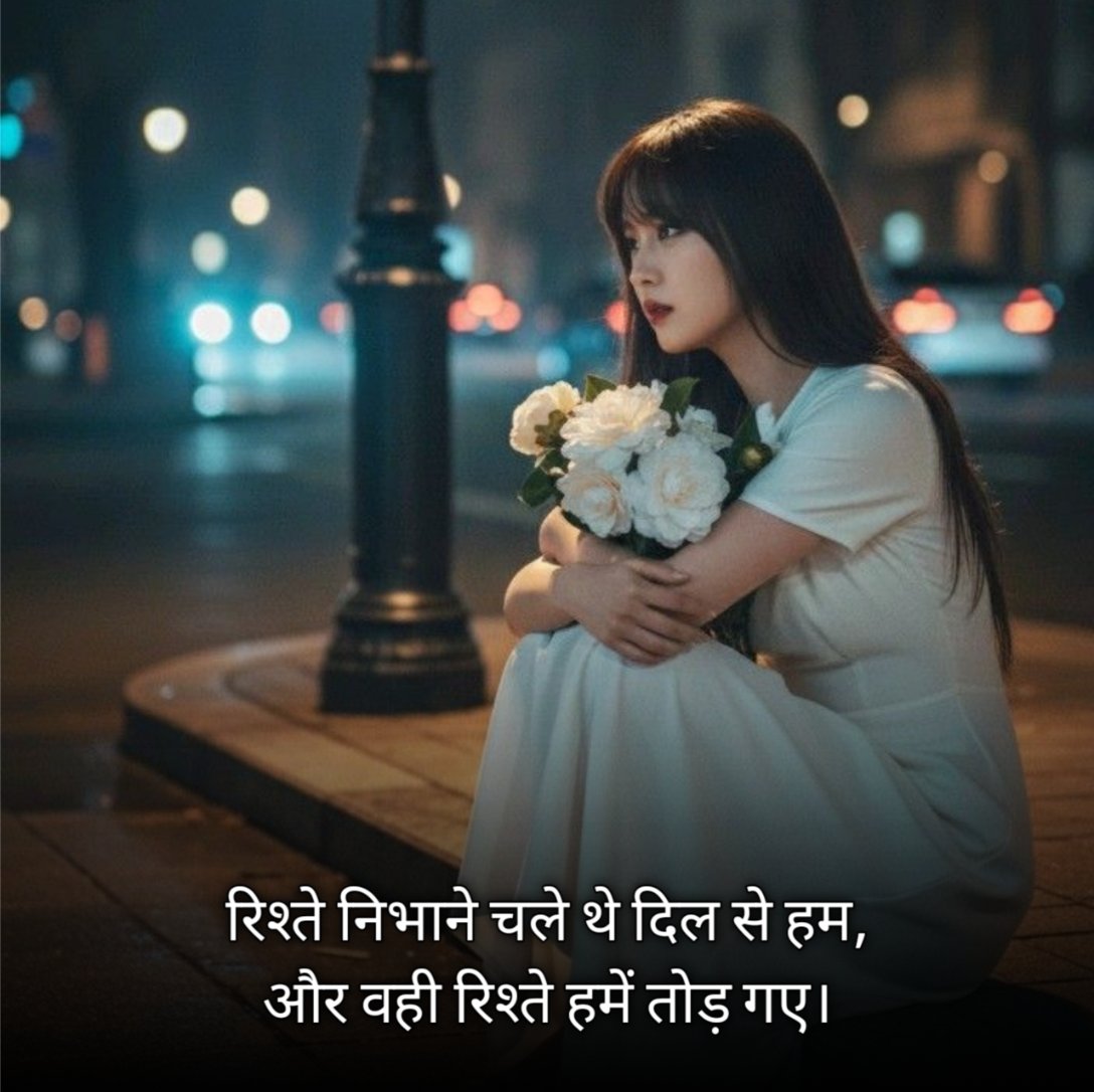 रिश्तों की दर्द भरी शायरी